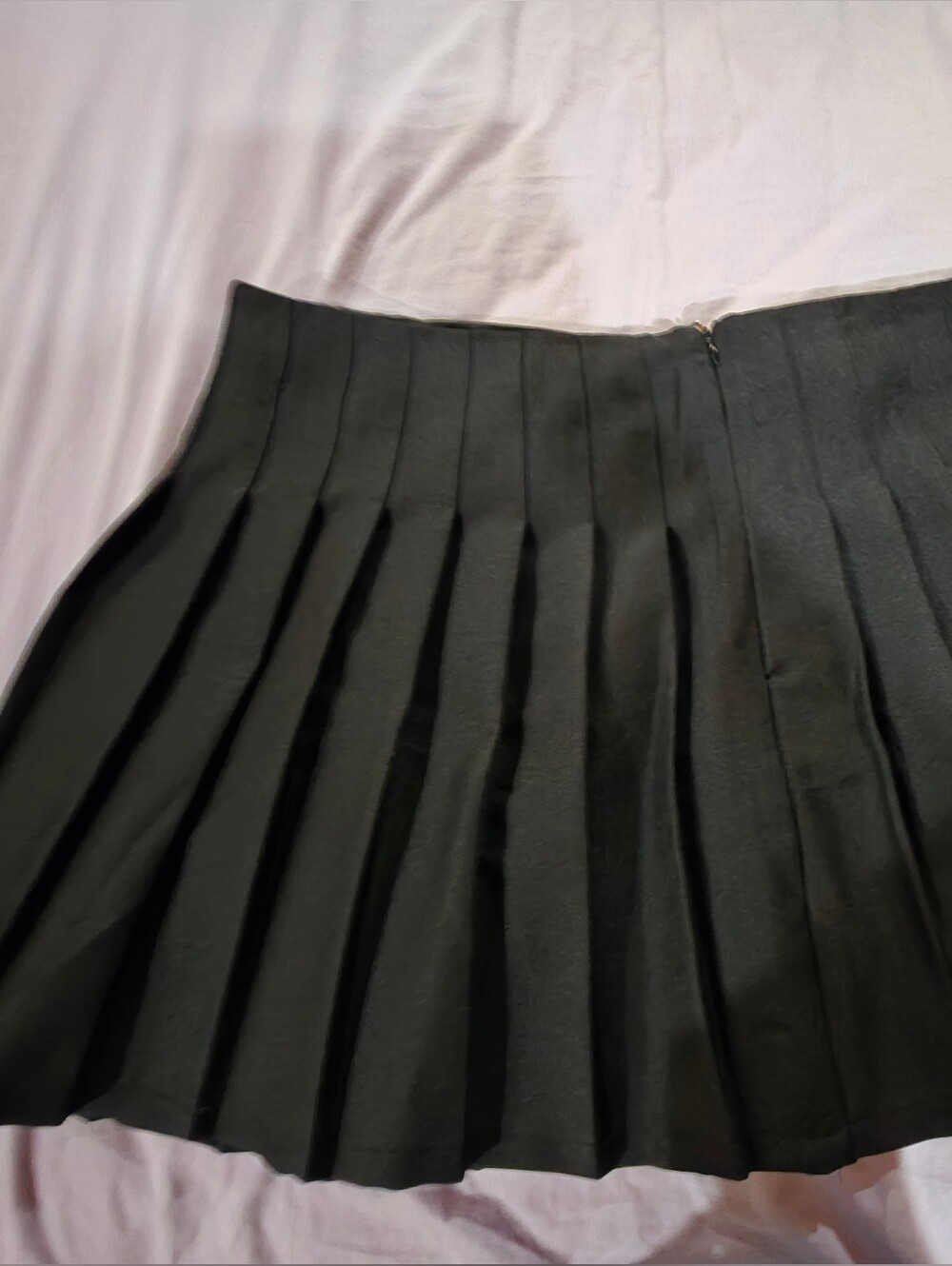 No Boundaries Black Pleated Mini Skirt